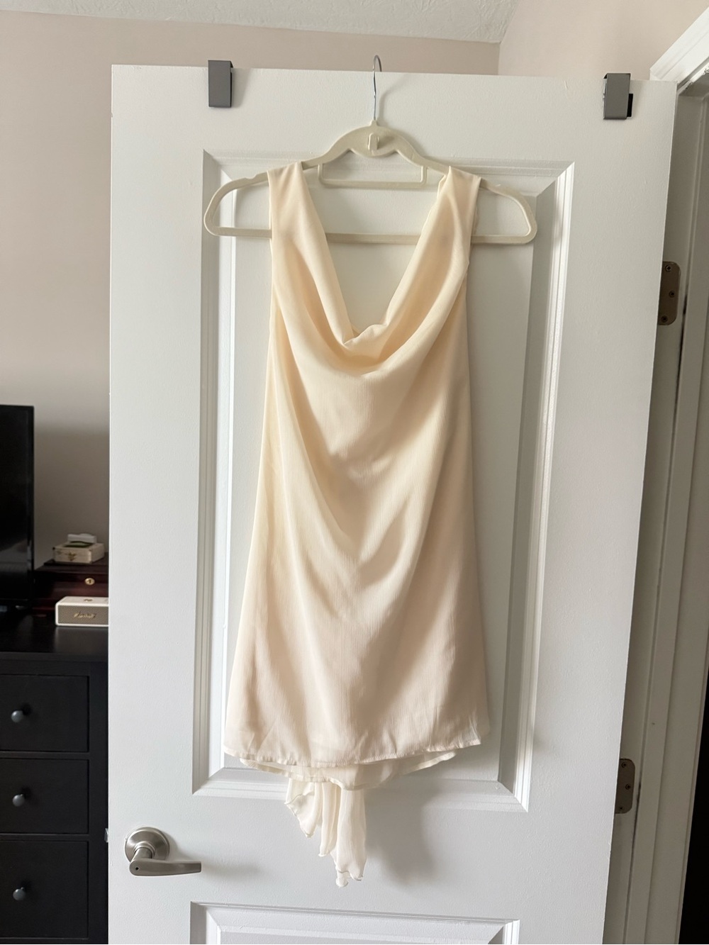 Altar'd State Cream Cowl Neck Slip